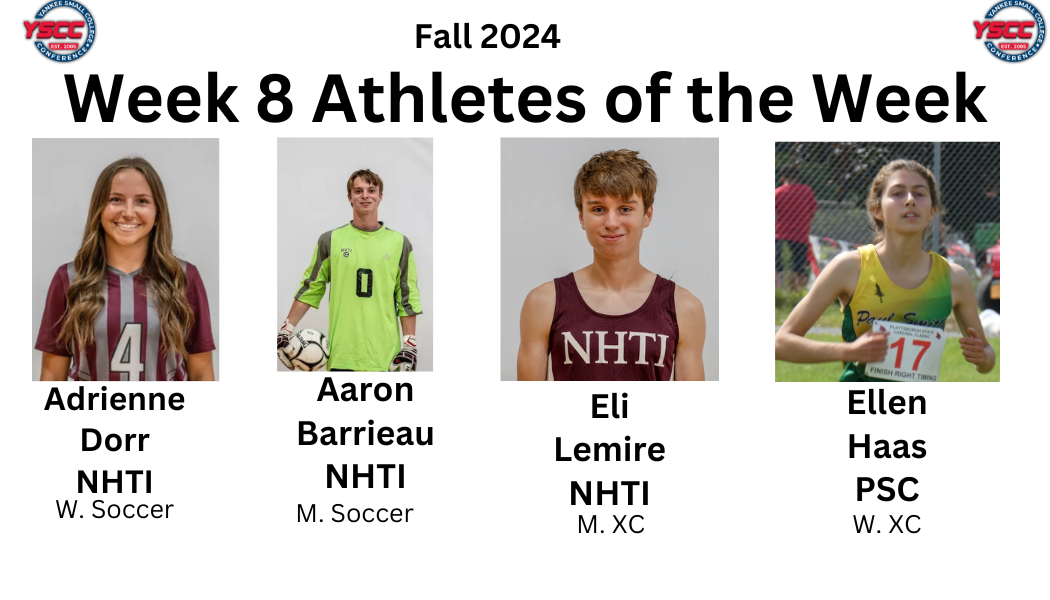 Week 8 YSCC Athletes of the Week