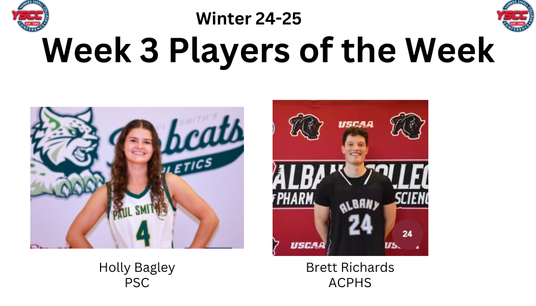 YSCC Basketball Week 3 Players of the Week