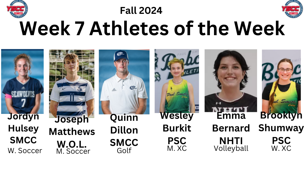 Week 7 Athletes of Week