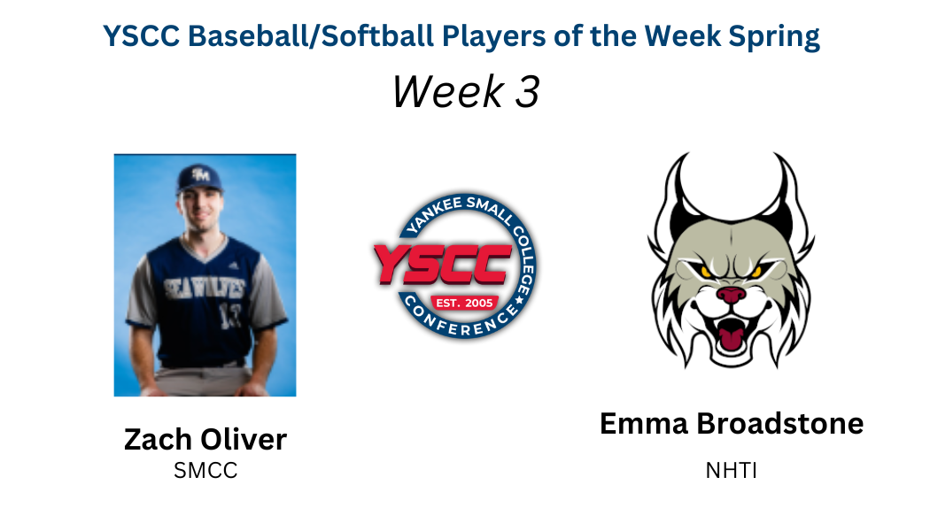 YSCC Baseball and Softball Week 3 Players of the Week announced!