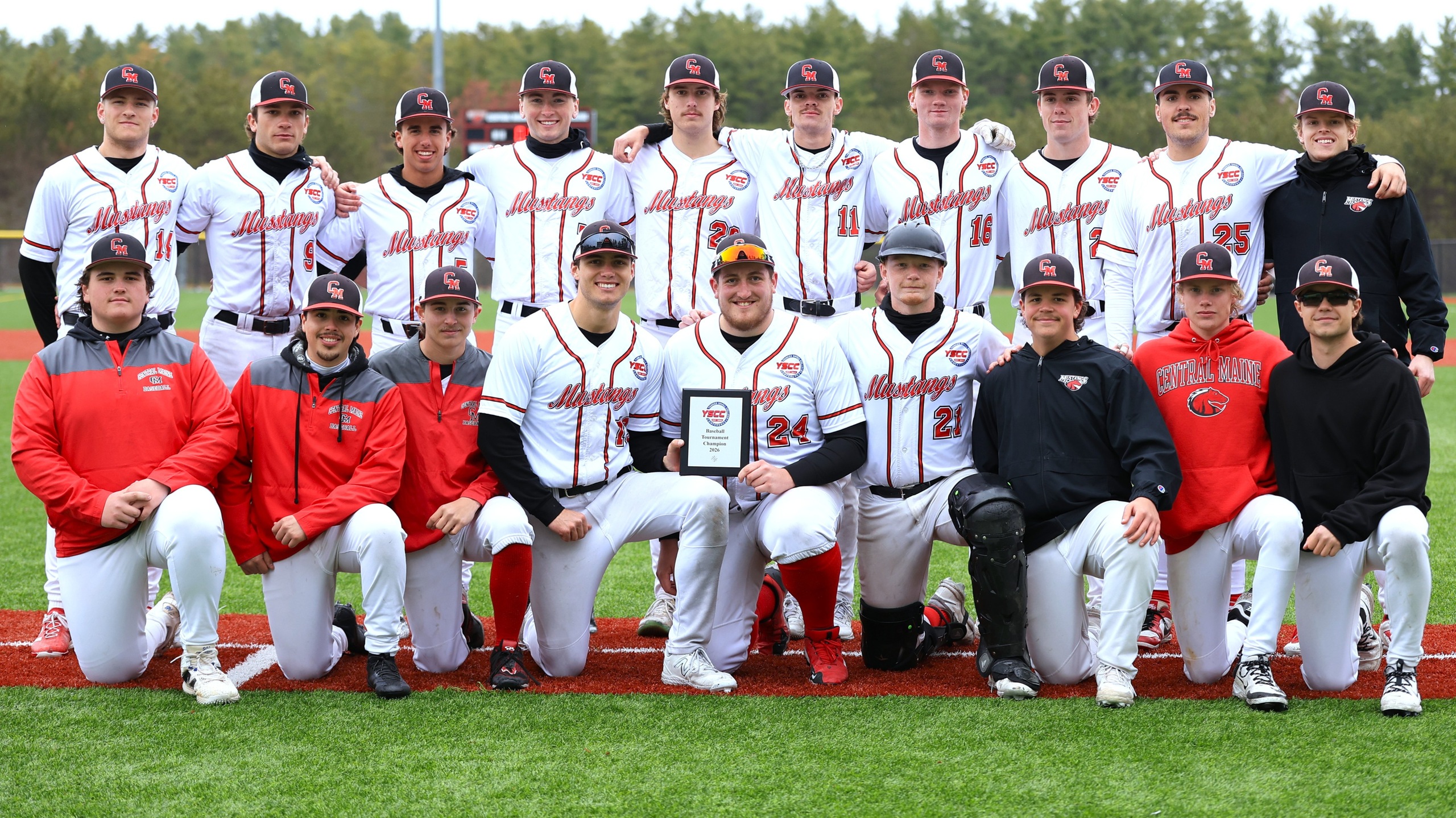 Mustangs Beat Hawks 9-1, Win Back-to-Back YSCC Tournament Championships