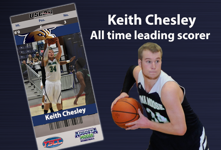 Chesley passes Cheers to become UMA All-Time Leading Scorer
